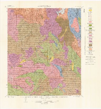 Geologic Map of the Cuyamaca Peak Quadrangle, California