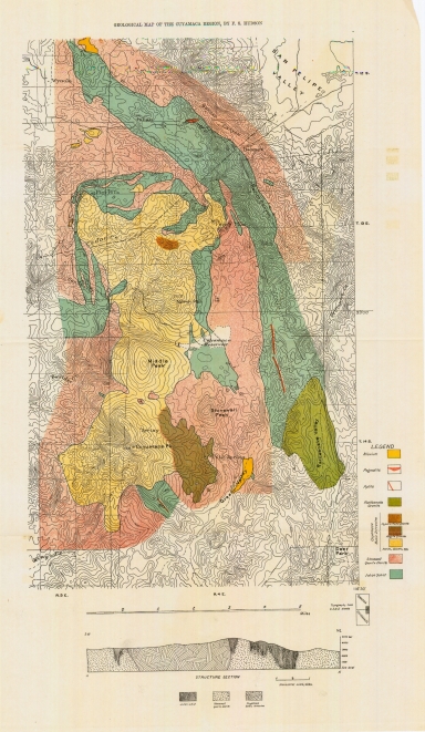 Geological Map of the Cuyamaca Region