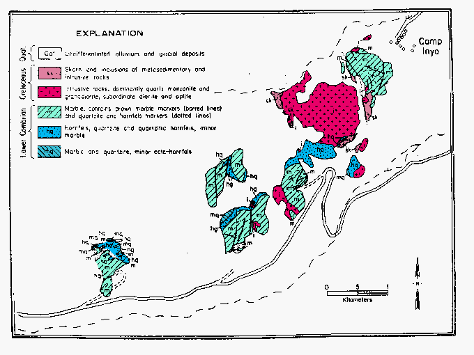 Figure 17-Geologic Map of Sugar Loaf area